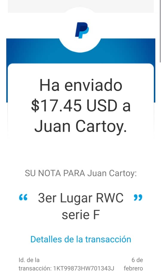 ¡RWC SI CUMPLE!

Como Siempre Nuestro Objetivo es Garantizarle A los capitanes y  Equipos los Mejores Torneos Posibles

PREMIO ENTREGADO A :

@UrbanEsportsGG  #1
<a href="/TeamSamurai_/">Team Samurái</a>  #2
@Hard_EsportsGG #3

Arbitro Elvis
Caster <a href="/xjeanx48/">3DY55OM</a> 

✅RWC nunca Falla✅

🏆Calidad y Honestidad🏆
