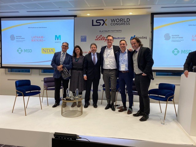 CEO of OurMobileHealth, Julie Bretland, mapping Medtech's Future at #LSX with Professor Brian D. Smith, Fredrik Strömberg; Edward Cox; Christoffer-Martin Seubert; Richard Kivel #LSX #medtech #ceo #healthtech