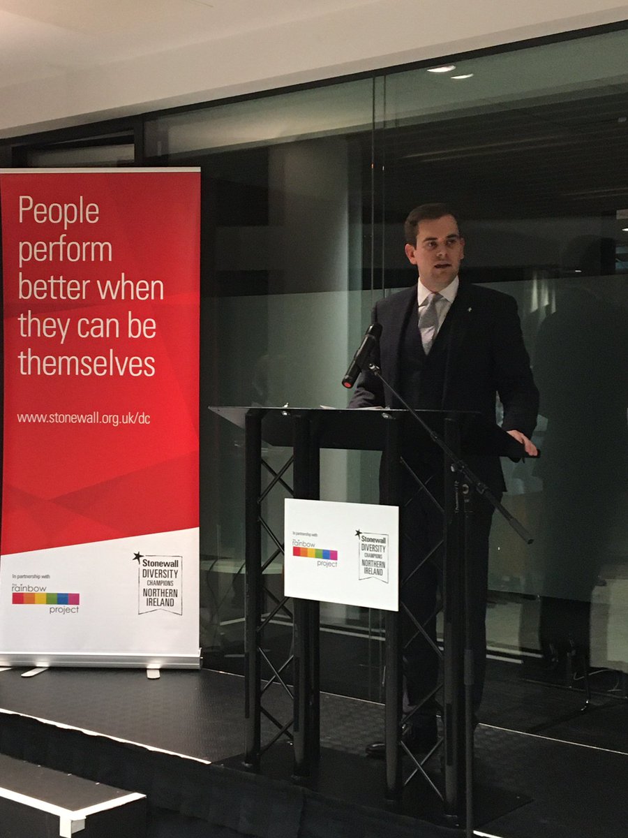 NIChamber_VG's tweet photo. .@NIChamber @FergalMcFerran @Pinsent_Masons at the Stonewall Northen Ireland Workplace Reception &amp; Awards https://t.co/TgceBEeczW