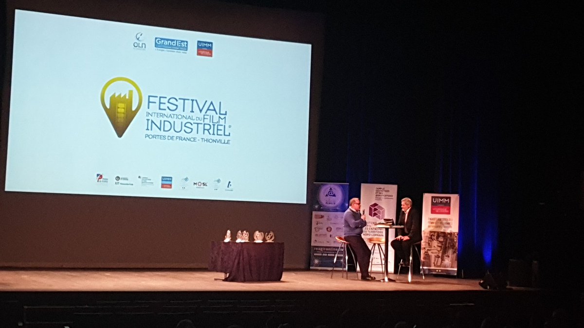 FilmIndustriel's tweet photo. Prise de parole du Président du Festival : Pascal Jullière de l'@UimmLorraine. #2FI2020 https://t.co/B2f534Iolb