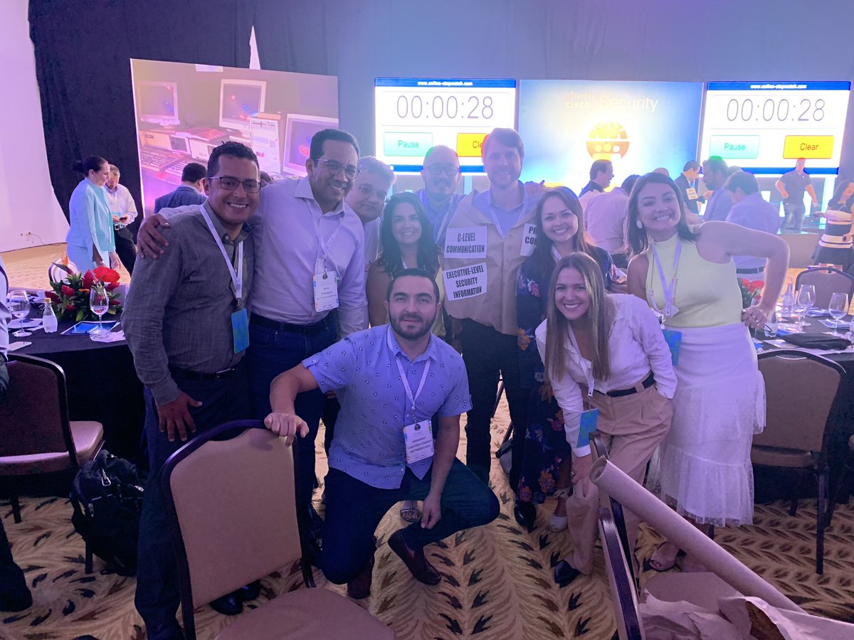 IsabelArcila8's tweet photo. Cómo descubrir las necesidades de los CISOs en las empresas? 

#CiscoPartnerLeader @Cisco_LA https://t.co/gvuAmVIr9J
