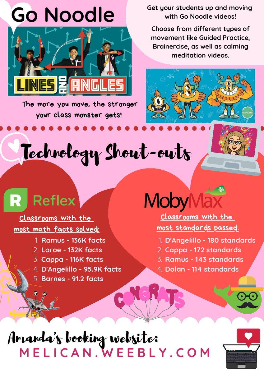 park_ave_stem's tweet image. Check out my Park Ave Tech Newsletter for February! 💘💌💻 #parkavepride #technewsletter @breakoutEDU #greenscreen @GoNoodle @MobyMax #reflexmath