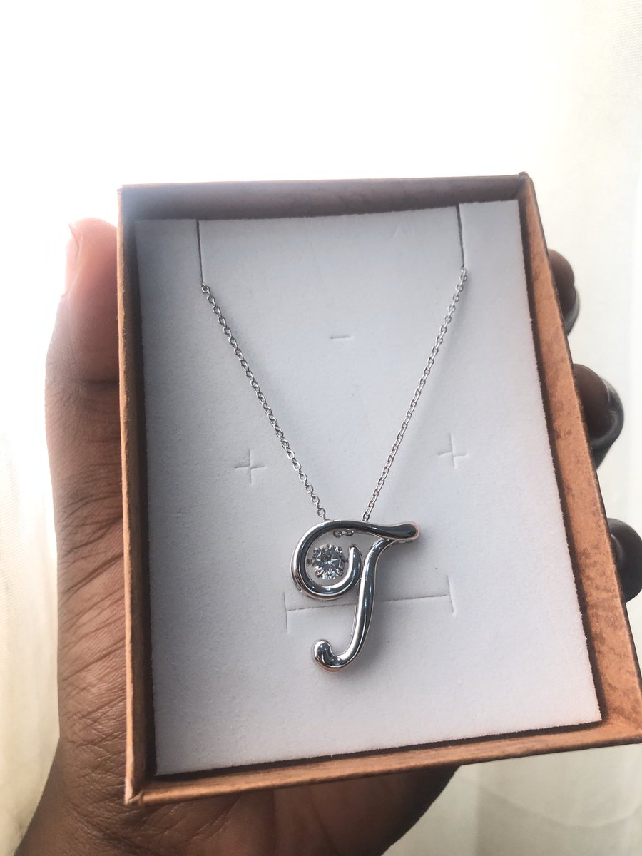 Still selling out fast Our initial sterling silver Necklace Don't miss this!!! won't wash or fade.Price: 3500Almost sold out Please send a DM to order Pls help RT