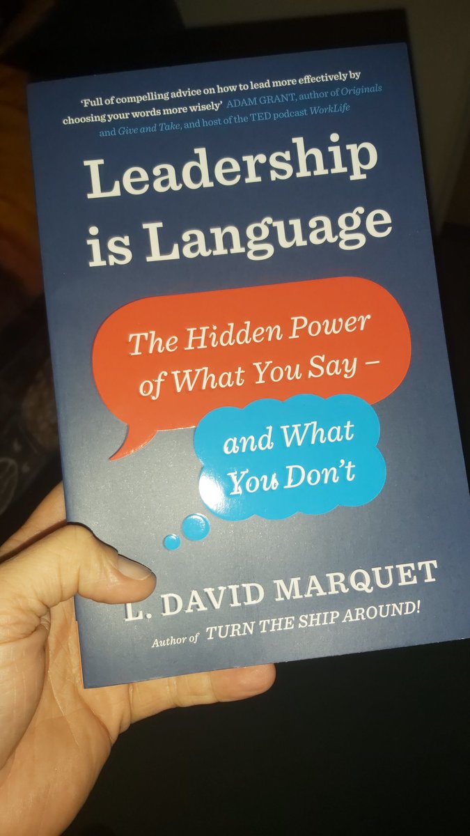 RSM6RIFLES's tweet image. Look what arrived today! Looking forward to reading this and taking a team of JNCOs and SNCOs from #6RIFLES to london for a talk by @ldavidmarquet on how we can empower through language. #empowerment @Empowrd_Soldier