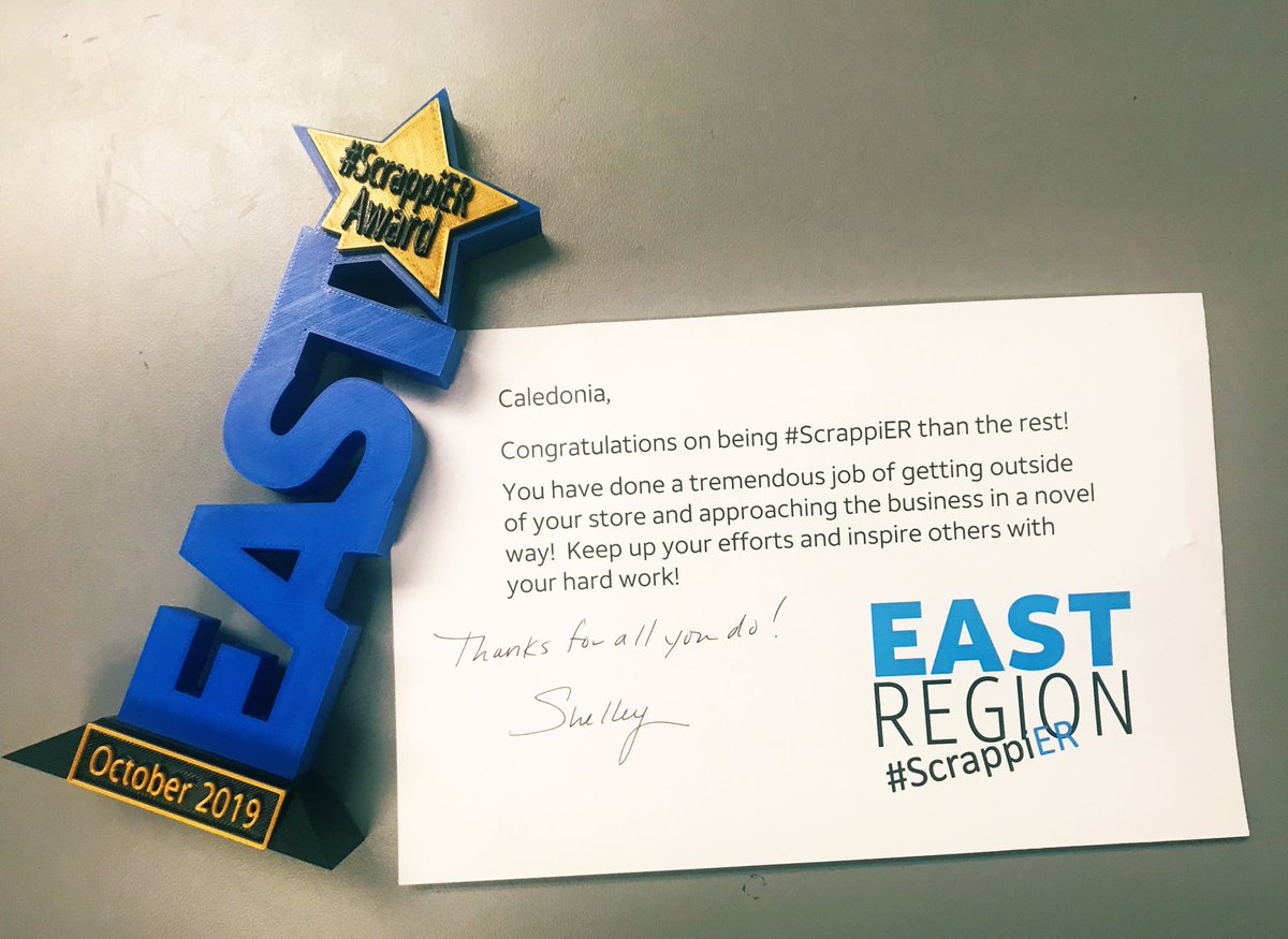 Caley4daT's tweet photo. Gotta get Scrappy to Win! Thank you so much @_Shelley_G for the recognition and Special thanks to @Trisha__Torres @LMD_DML @ElleNonnemacher @judy_cavalieri for putting me in a position to win, always showing support and giving me this opportunity! #LeadHER https://t.co/qd2L1pD6yk