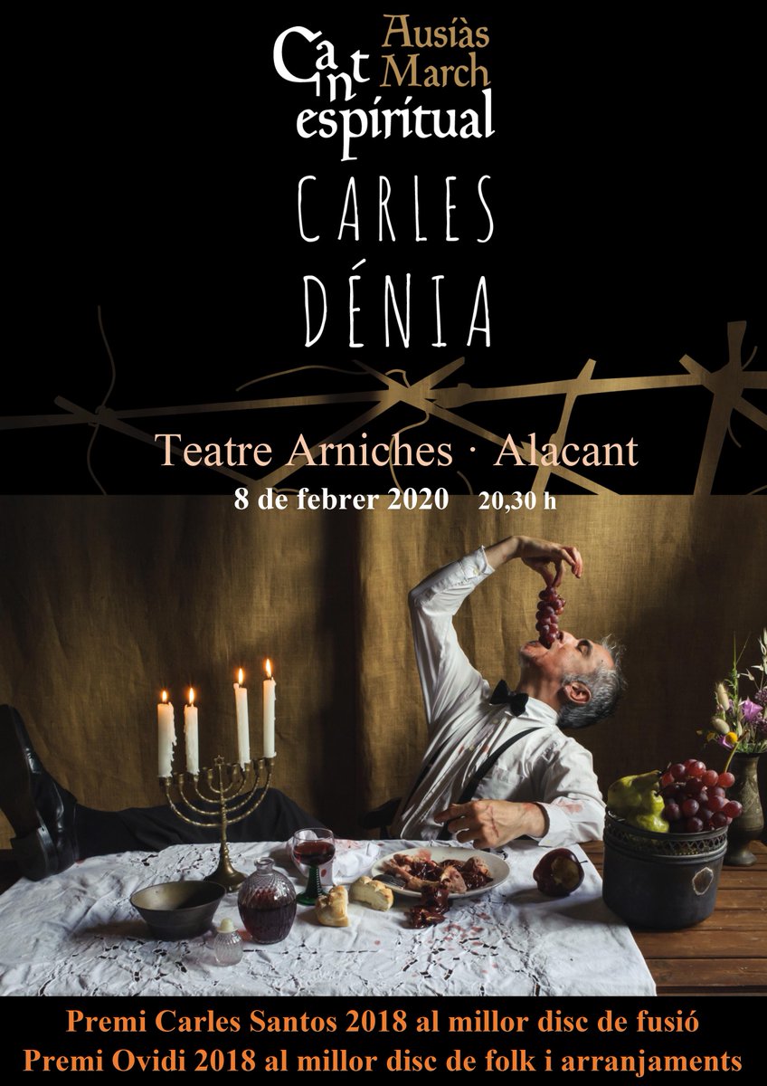 territoriAPunt's tweet photo. 📝Agenda #TerritoriSonor
📅 dissabte 8/2/2020
👉 @sierraleonasoy estrena 'Cruzar un río' -  @JerusalemPop, València
👉 @CarlesDenia - @teatrearniches, Alacant
👉 Micah P. Sinson i @ReinaSamuel - #LaPèrgola @lamarinadevlc
👉 Blai Fest @LaFumigaBand @macondopv - Potries https://t.co/1C4mz5BJhD