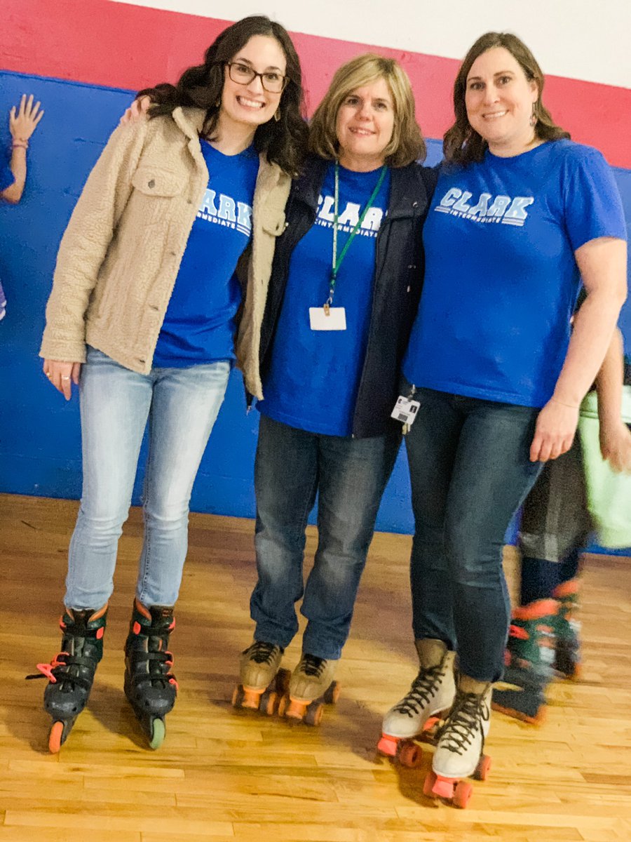 HailzCavanaugh's tweet photo. Clark teachers getting their skate on! #clarkconnects @PAustinScience @ccrass4 @DavisAmadavis https://t.co/TEWQYXJL3T