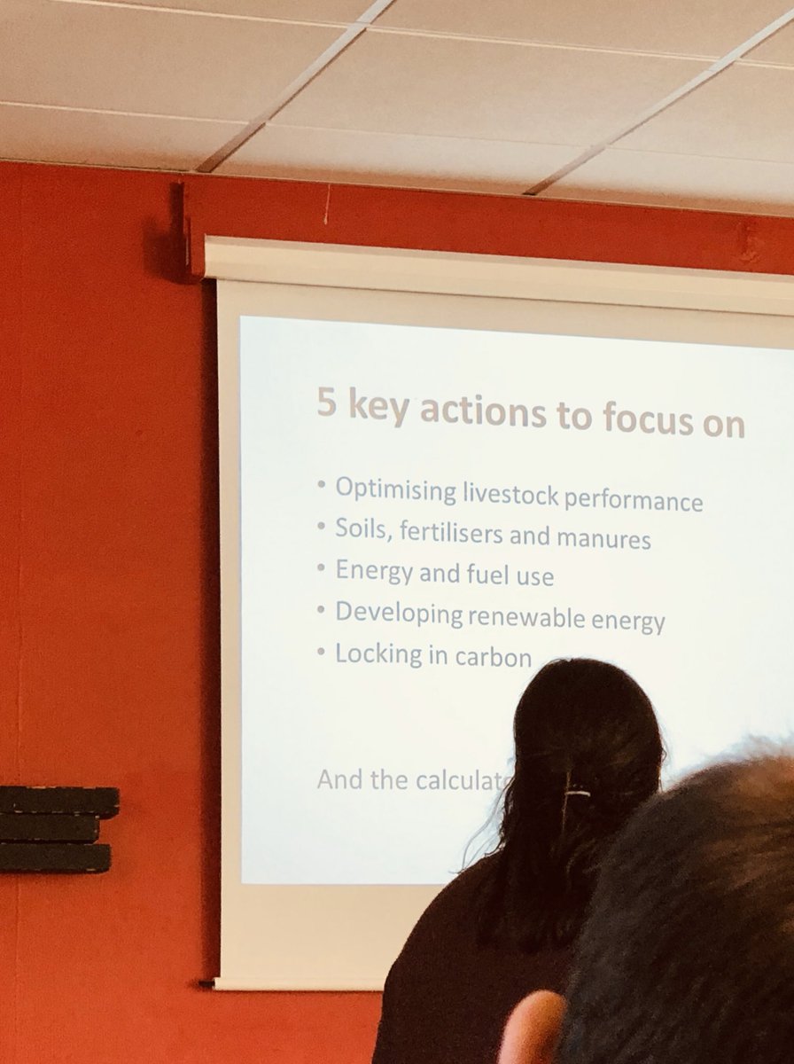 CotswoldKidMeat's tweet photo. Fascinating talk this afternoon from @FarmC02Toolkit at @NFUsouthwest @NFU_GlOS meeting, we will be taking advantage of this fantastic resource to reflect on our #CarbonEmissions as a farm .... updates to follow #backbritishfarming #SustainableAgriculture #managementdecisions https://t.co/2EYPVSjFe2