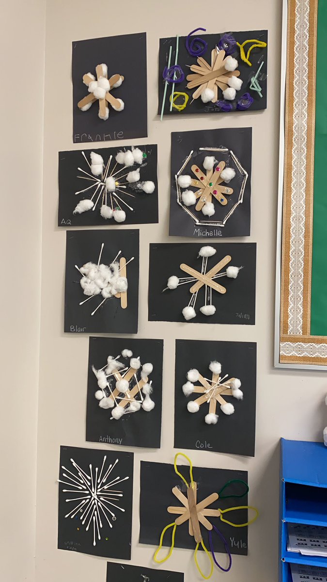 HornbacksView's tweet image. STEM Snowflakes... no two are the same ❤️#ViewOneGoodThing
