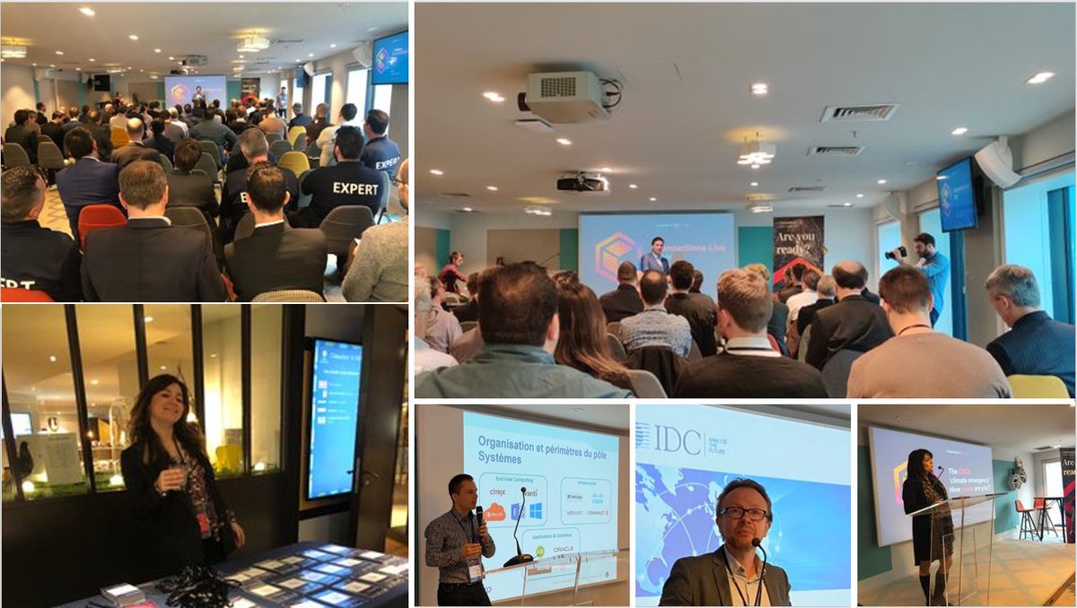 IanRMackie's tweet photo. A whirlwind ๐ช๏ธ of a day at #ConnectionsLive in Paris ๐ซ๐ท The @Commvault team and customers including @Groupama ๐งโ๐ซdiscussed being #DataReady with #CommvaultActivate and the growth of #multicloud โ๏ธ in Europe! https://t.co/CzQXT8tJgH
