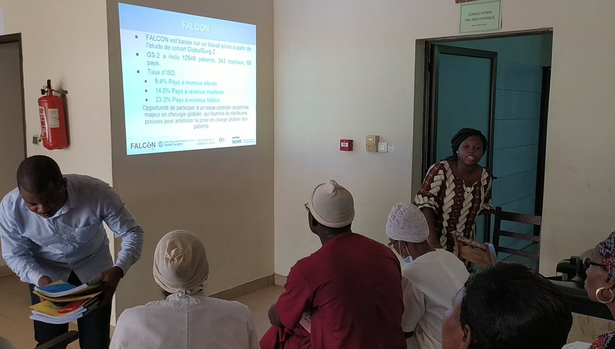 GSBeninHub's tweet photo. Today a new spoke hospital been inserted in the @GSBeninHub network. The surgical team of the regional Hospital of OUIDAH received #FalconRct SIV.
@NIHR_GSU @GlobalSurg https://t.co/Qpc4TfrIZc