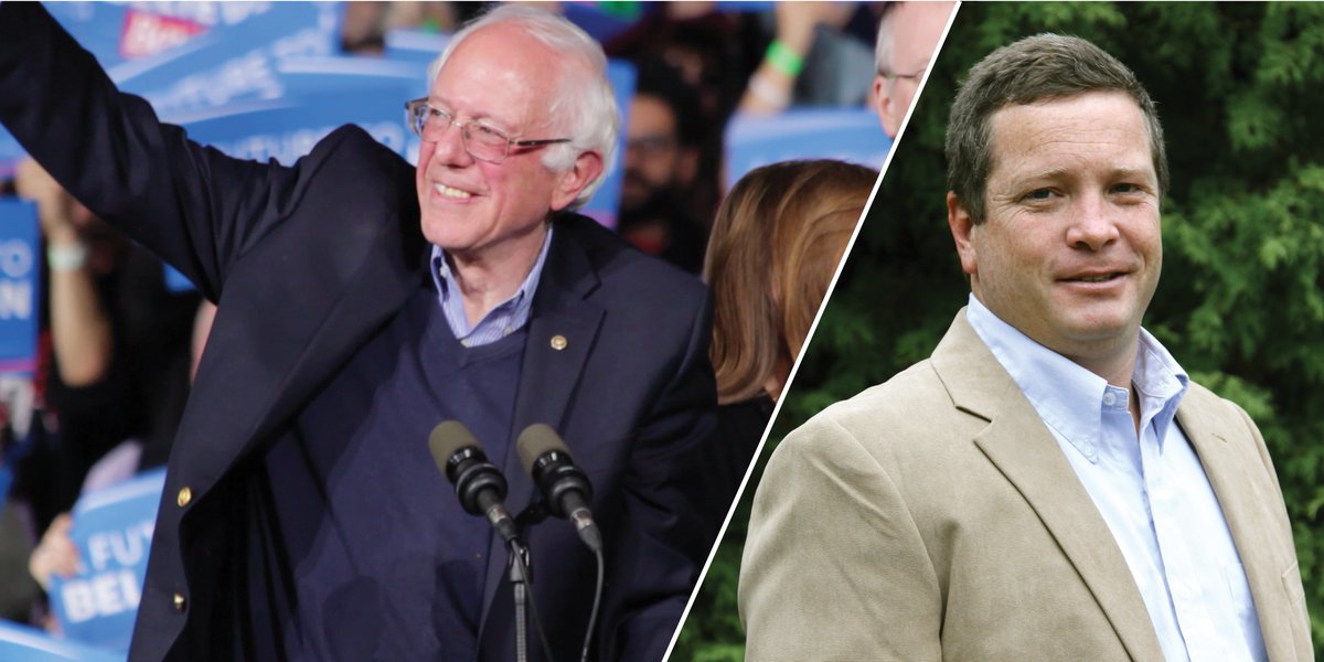 Meet the #UVM economist behind <a href="/BernieSanders/">Bernie Sanders</a>' job numbers. His students' homework? Fleshing out the #GreenNewDeal: go.uvm.edu/xthbu <a href="/jon_d_erickson/">Jon D. Erickson</a> #vtpoli