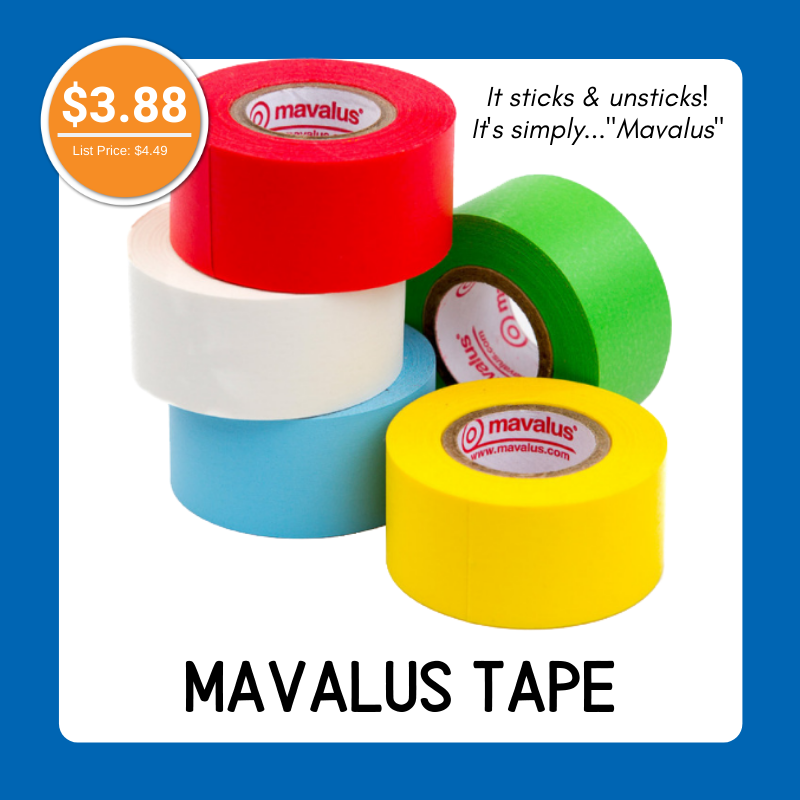 teacherdirect's tweet photo. 📌 Is it time to restock your Mavalus Tape stash?
Order Today: https://t.co/tpmTHahSpU 
#mavalustape #teacherdirect #donorschoose https://t.co/sa0fCzXK4E