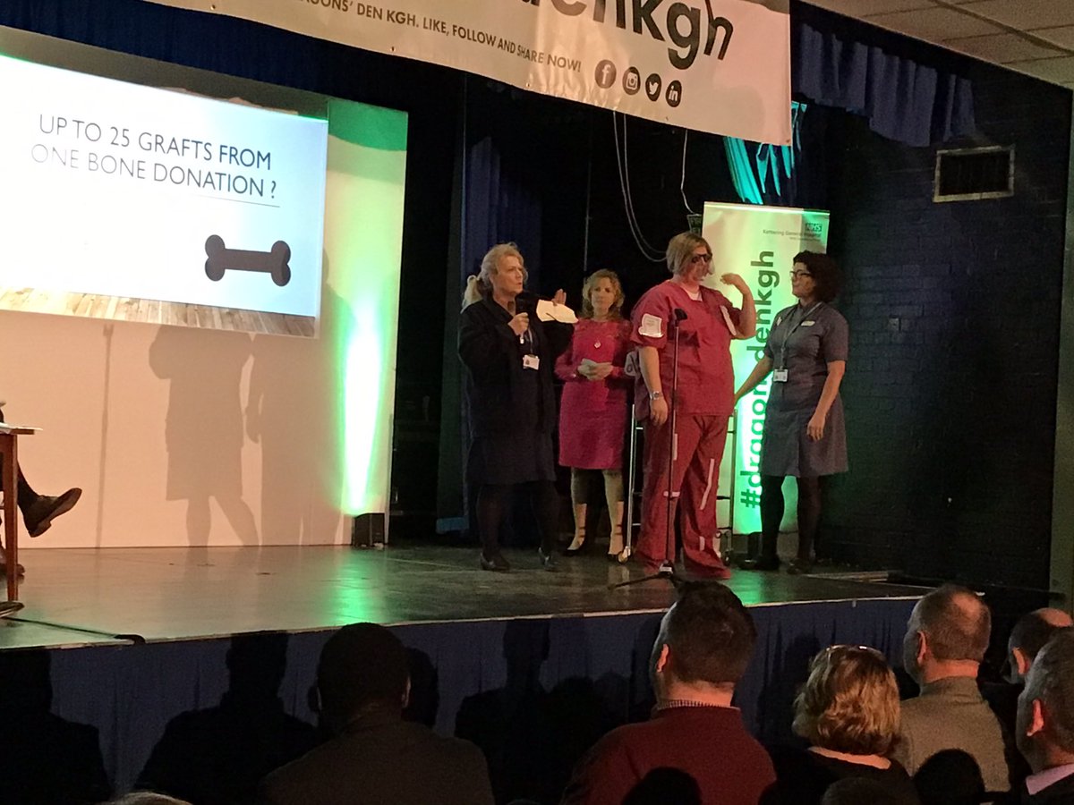 KettGeneral's tweet photo. The next pitch is #DyingToDonate. 

They’re using an interactive quiz about the serious issue of tissue donation. 

They’re looking to fund a specialist nurse to educate staff / patients on tissue donation across the Trust.

#TeamKGH 🏥 #DragonsDenKGH2020 #DragonsDenKGH https://t.co/ykIEFZZTEg