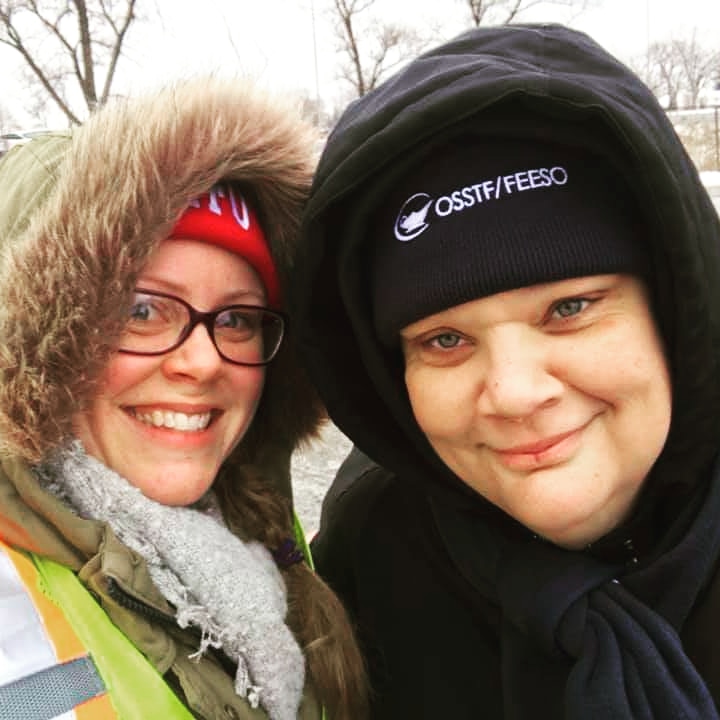 AnnaLisaF_01's tweet photo. Friends, coworkers and strike captains! ETFO & OSSTF STRONG!
#solidarity #cutshurtkids #OSSTFPROUD #ETFO #bestcoworkers #standingupforstudents https://t.co/oPwFZqxDZ9