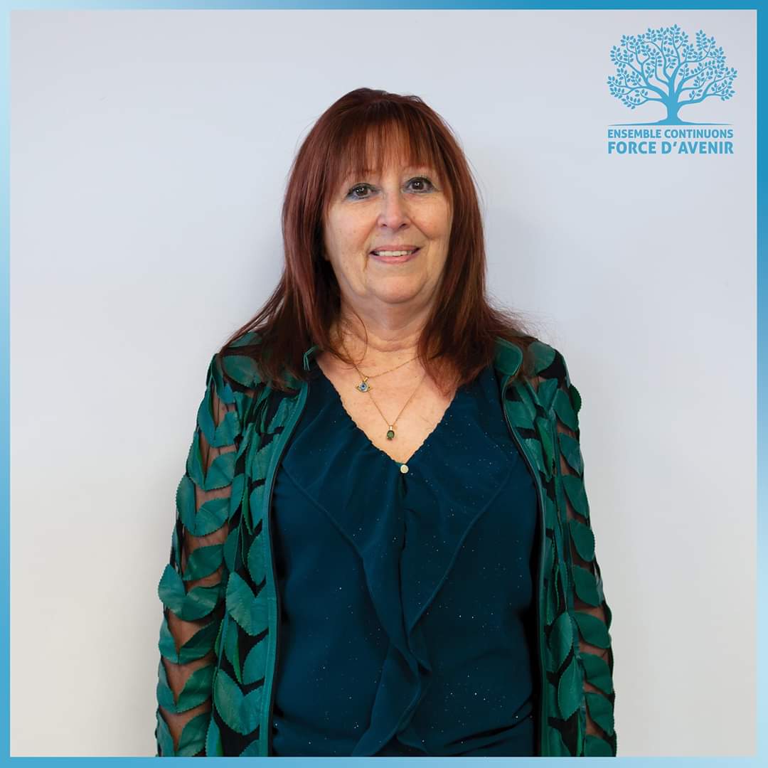 forcedavenir's tweet photo. Régine MANOLIOS,Conseillère municipale,61 ans
Mariée,2 enfants et 5 petits-enfants
Mangetemps
Des passions,chant, bénévolat
S'investir pour le mandat 2020-2026
participer à la mise en place de nouveaux projets
Une action 2014-2020
La maîtrise de l'urbanisme
#EnsembleContinuons https://t.co/lmxWQwG2Zx