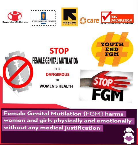 TAGFoundation2's tweet photo. Today is international day of zero Tolerence femile genital mutilation

Please  Abstain from Genital mutilation which can lead to physical inactivity and it is Dangerous women's Health

#TAGFOUNDATION https://t.co/4tDof0ZrFO