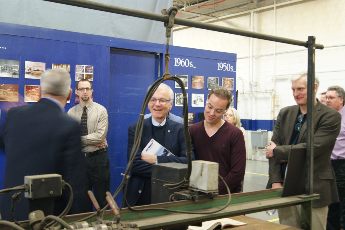 Messer Cutting Systems, North America, welcomed Stefan Messer, Marcel Messer, and Ernst Bode. They toured the factory, viewed the museum, and congratulated the employees on a outstanding 2019.