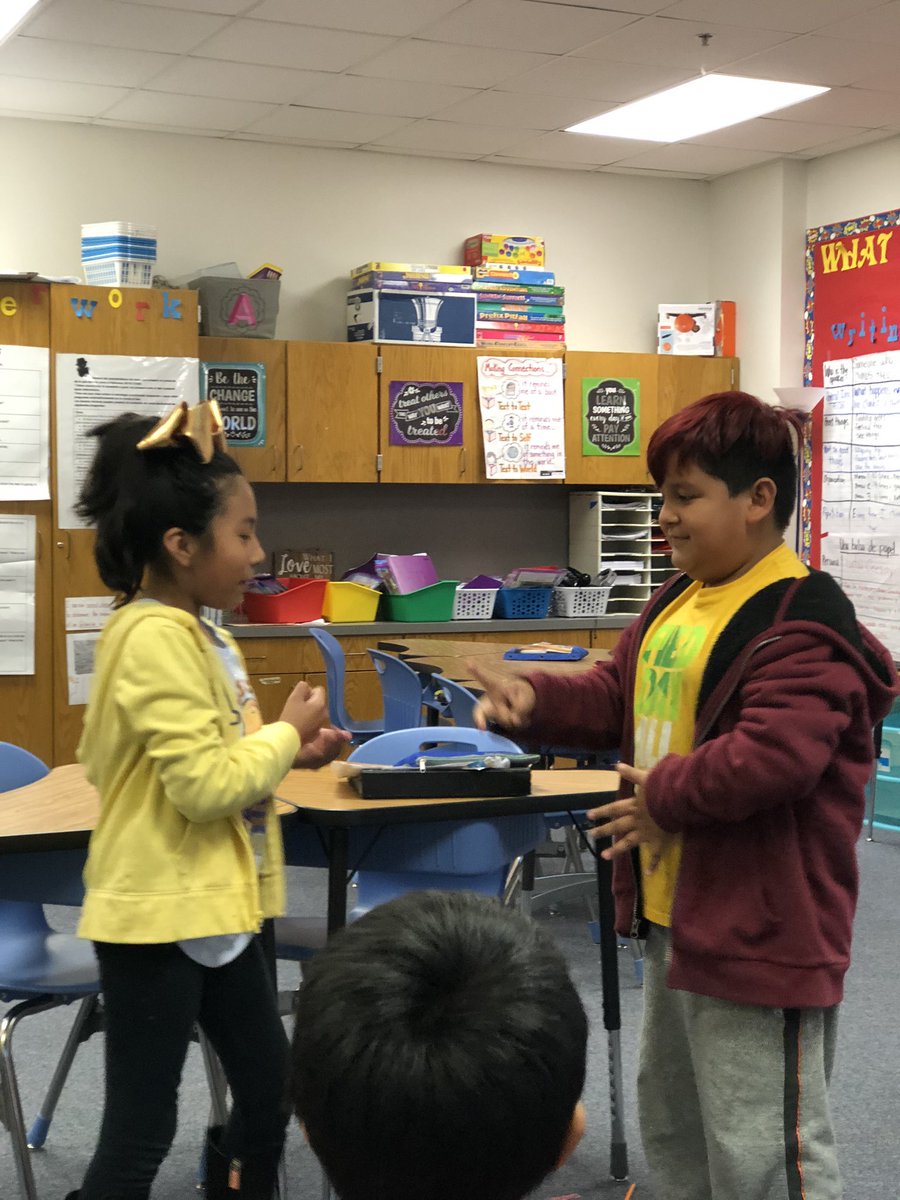 KWarrington411's tweet photo. Book talking this week with all 3-5 ELAR classes. When students want the book, Rock, Paper, Scissors wins! Loved their excitement for these books! #finchfalcons @HernandezFinch https://t.co/xUJm7kty02