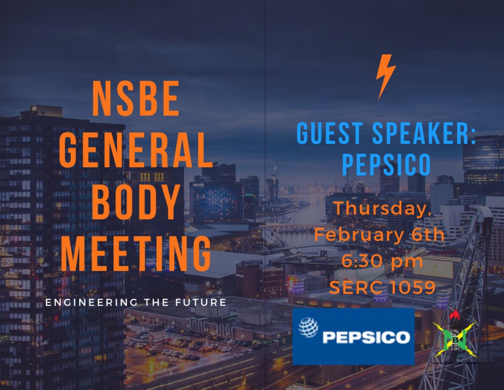 Join us tonight at our general body meeting in serc 1059 at 6:30 with guess speakers from <a href="/pepsico/">PepsiCo</a> we hope to see you all there.