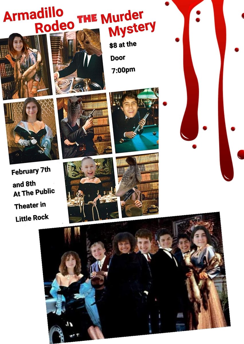 ArmadilloRodeo1's tweet photo. RODEO MURDER MYSTERY THIS SATURDAY! WHO DONE IT? EVEN WE DON'T KNOW! https://t.co/EKnB2YzRbi