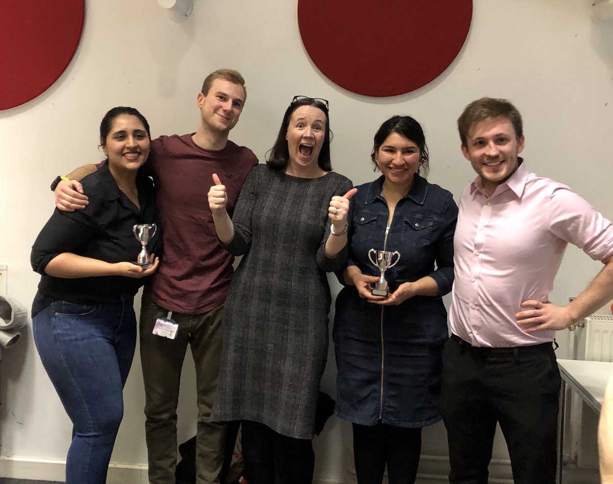 warwickmed's tweet photo. Incredible scenes - Titanic Swim Team are the reigning champions and take the coveted title spot for a third year running! Massive congratulations to runners up Literally Clueless and all of tonightโs teams who put up some strong competition. Until next year! #wmsgameshow https://t.co/QmJC4YG4zR