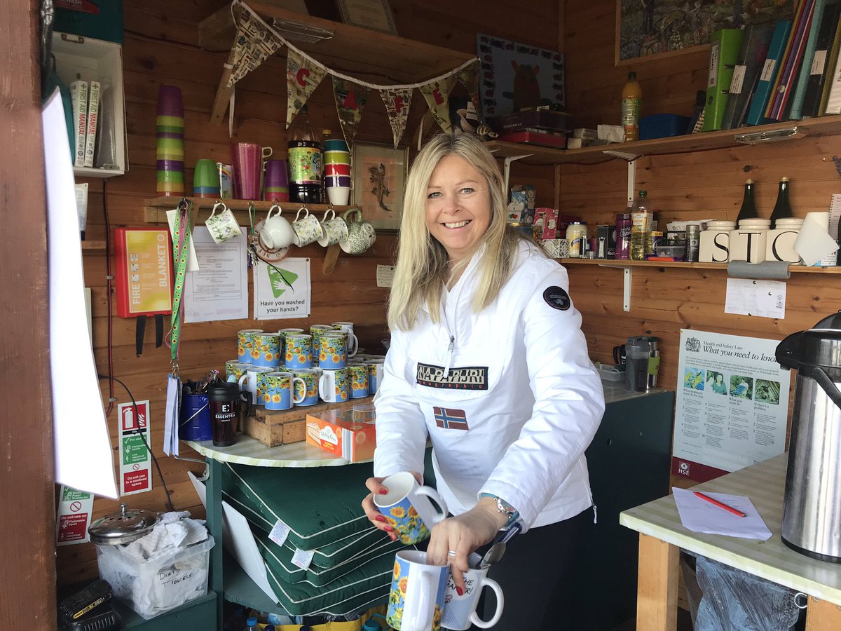 MudlarksGarden's tweet photo. Could you volunteer for Mudlarks? Nici￼ does ‘I do everything from weeding, crafting to making tea. I love it here’. Peter just started today so we wish him lots of luck. If you can spare a few hours a week then please let us know. #HYOC2020 #Hertford #volunteer https://t.co/pRblyedQbH