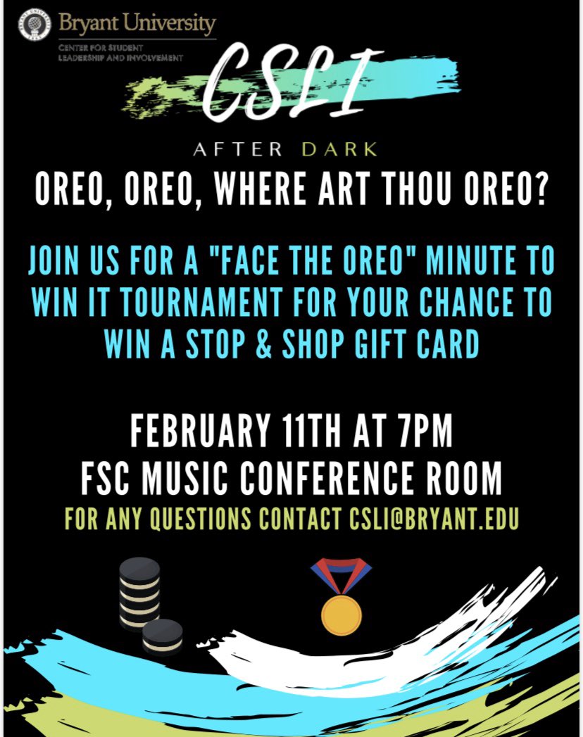 Join us on Tuesday to show of your skills and win a stop and shop gift card!