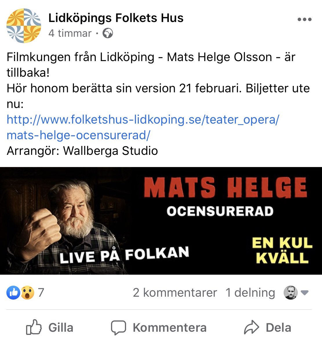 Nästan värt en resa till Lidköping? PING <a href="/TageRonnqvist/">Tage Rönnqvist</a>
