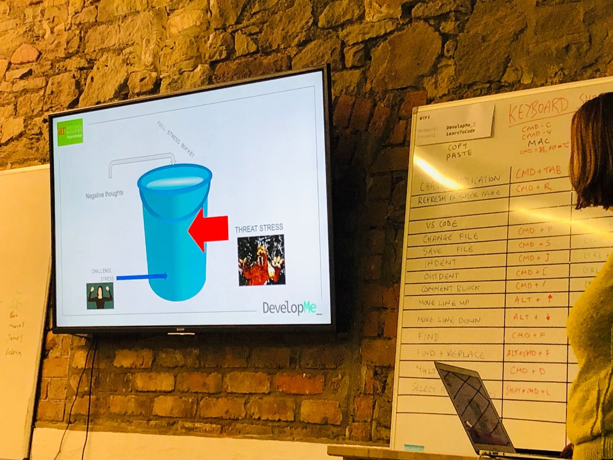 developme_tech's tweet photo. Our students are always our priority, which is why we've introduced some time on #wellness to our #CodingBootcamp. Making a #CareerChange can feel daunting, so it's crucial to have tools to stop feeling overwhelmed. 
#LearnToCode #tech #womenintech #stress #Bristol #coding https://t.co/H0Bm9ISPqx