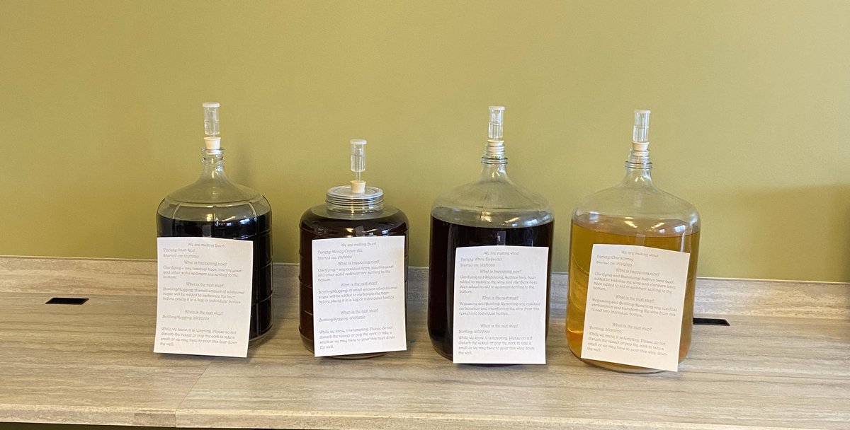 I think <a href="/LakesOfSylvania/">Lakes of Sylvania</a> are going to have some great Happy Hours. 2 different kinds of homemade wine and 2 different homemade beers are almost ready for our residents. <a href="/nolafoodguy/">Eric Johnson</a> <a href="/ReyRd2/">Rey Nevarez</a> <a href="/ChefChrisRajner/">Chris Rajner</a>