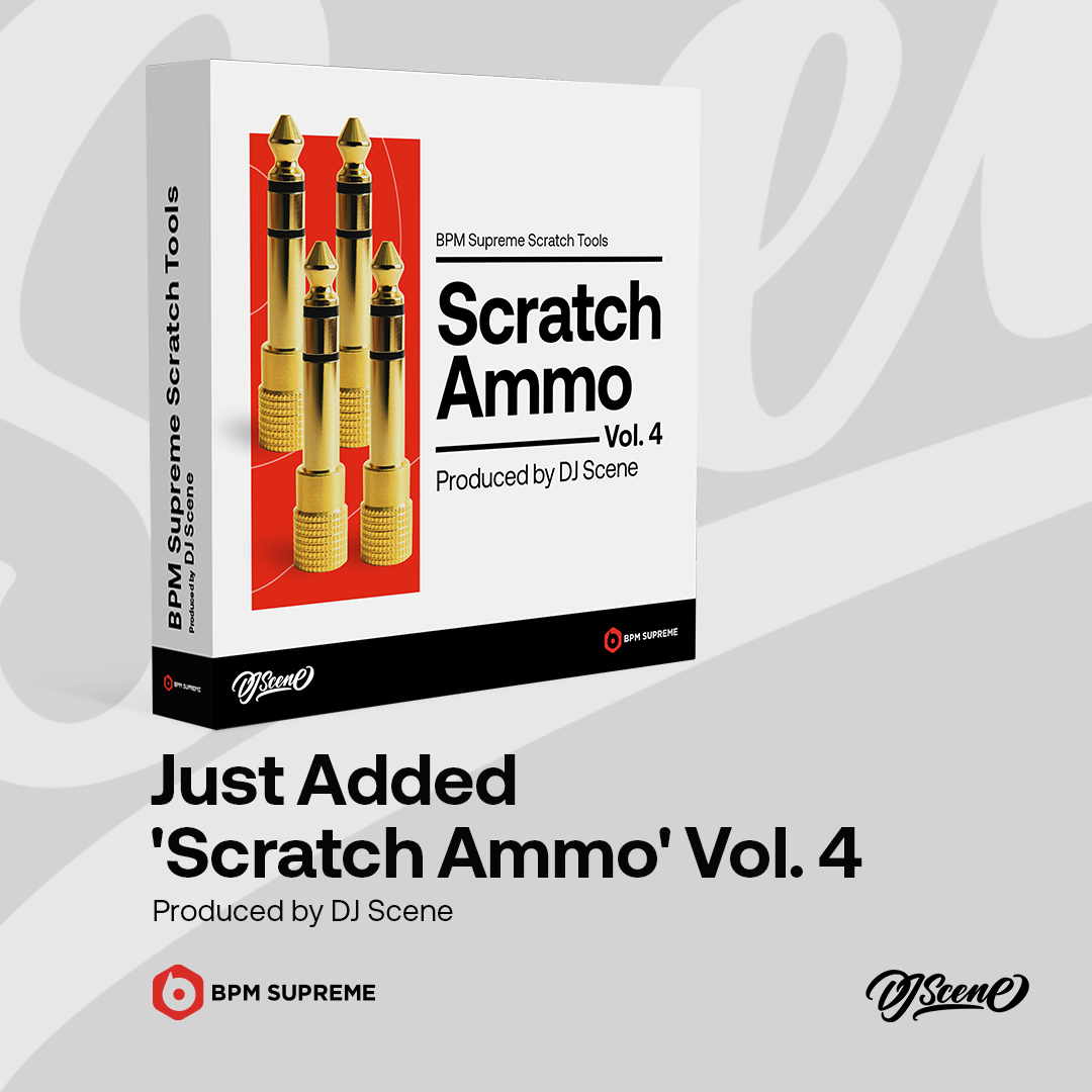 Always be ready for battle. Scratch Ammo Vol. 4 produced by <a href="/djscene/">DJ Scene</a> is available now! Grab it today.

bit.ly/ScratchAmmo4
