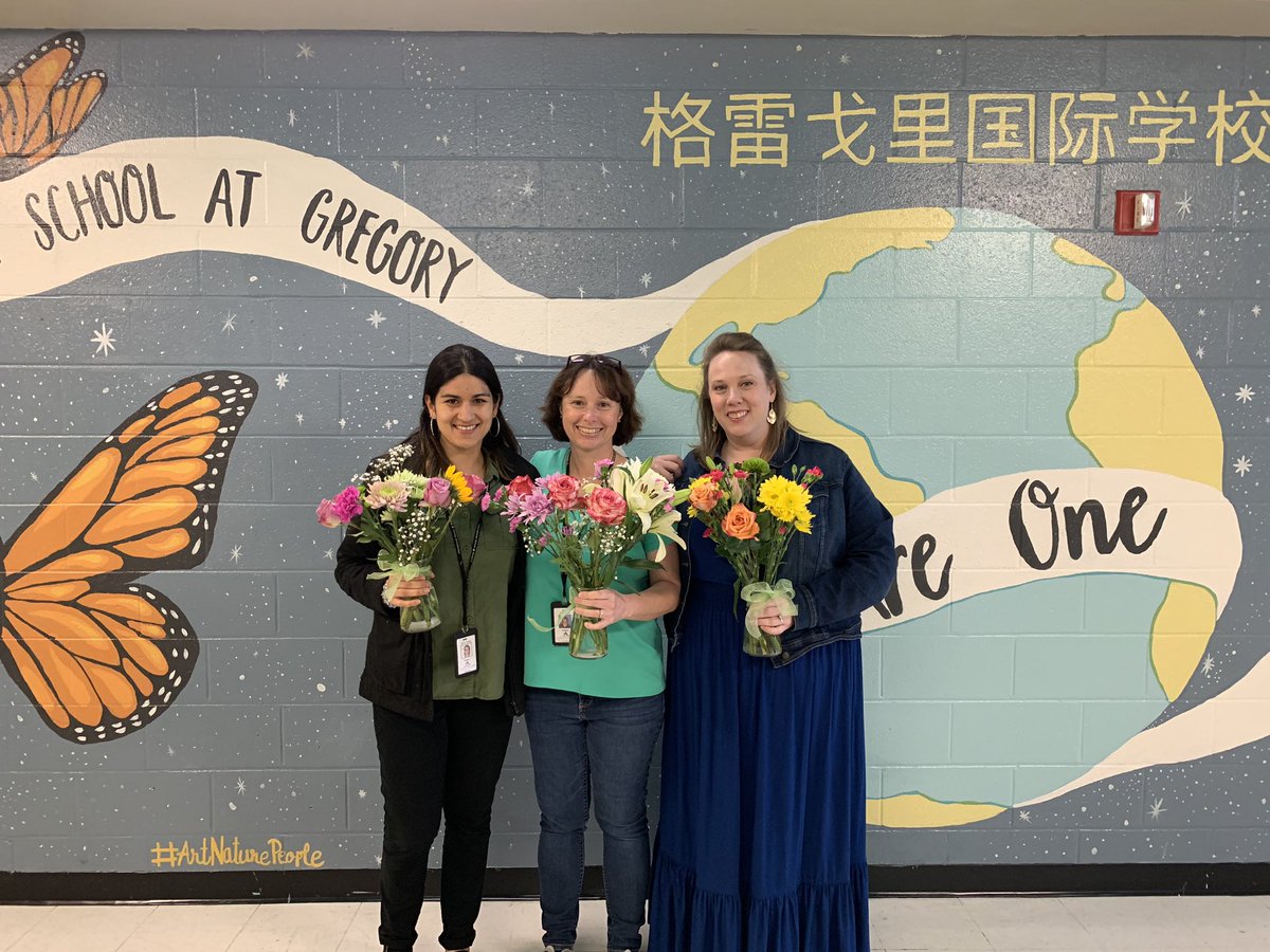 Congratulations to our 2020 <a href="/gregory_elem/">The International School at Gregory</a> Teacher of the Year, Ms. Galloway, Teacher Assistant of the Year, Ms. Moore, and Participate Teacher of the Year, Srta. Bonilla! Thank you for your dedication to our students, staff, and families. <a href="/tsmarkley/">Timothy Markley</a> <a href="/NewHanoverCoSch/">New Hanover County Schools</a>