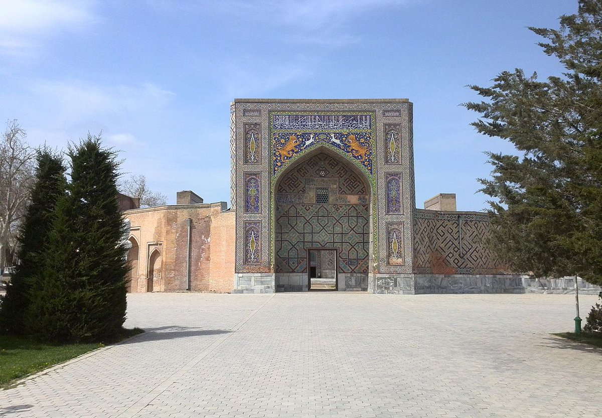 Madrassah Khoja Ahrar (Persian: مدرسه خوجا احرار) in Samarkand.