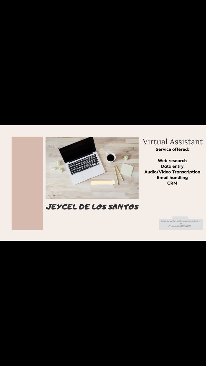 DeJeycel's tweet photo. Too much work? Hectic schedule? I can be your help.
#LetsTalkBusiness #VirtualAssistant #Freelancer https://t.co/xXwMMnPgU8