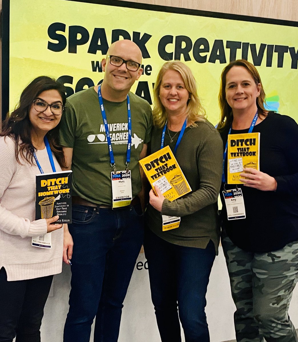 ZahraAli_EdTech's tweet image. Yay so excited to read these books! Thanks @jmattmiller you’re amazing! @TCEA @CFBDLS @CFBISD @lkdelay @texasaggieamy #ditchthattextbook #tcea2020 #mattmiller