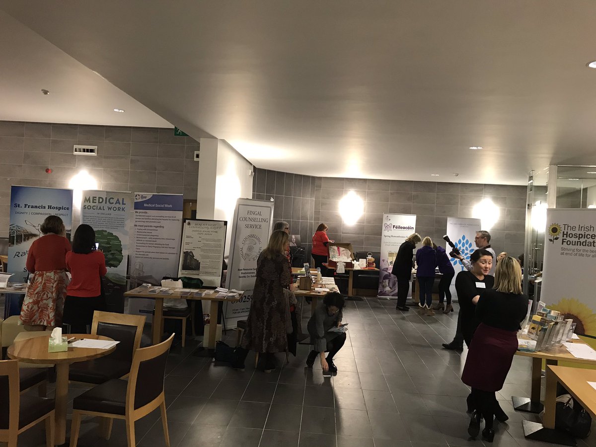 Amanda_ARE7's tweet photo. Over 15 organisations represented here at the first #DublinNorthsideBereavementNetwork bereavement information evening here at the #Clasac . @IrishHospice @AnamCaraSupport @feileacain1 @NOSPIreland @PietaHouse @SFHDublin @socworkbeaumont #LivingWithGrief https://t.co/wHvRZoJdnX