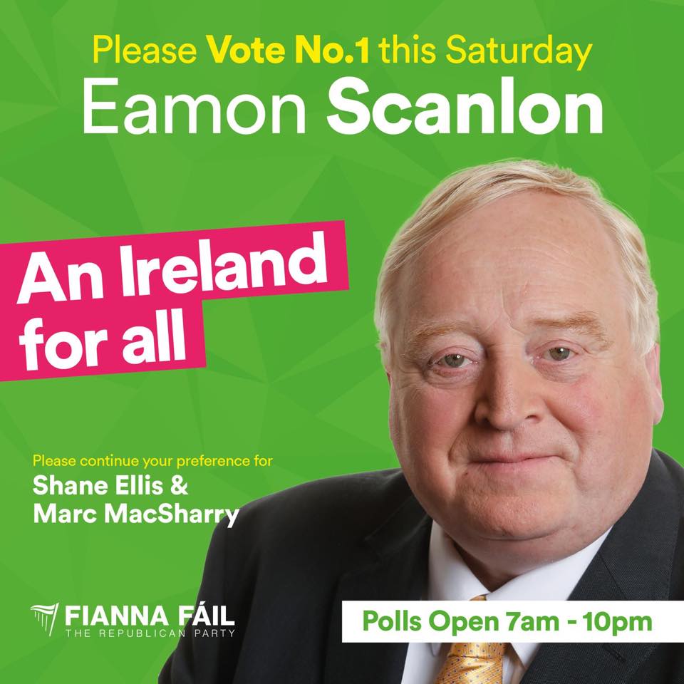 This Saturday I'm asking you for your No 1 vote so that I can continue to work on your behalf, focusing on what matters to you. Vote #SCANLONno1 for #Sligo for #Leitrim for #NorthRoscommon for #SouthDonegal &amp; #AnIrelandForAll #GE2020