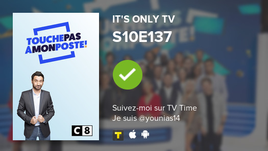 I've just watched episode S10E137 of It's Only TV! #touchepasmonposte  #tvtime tvtime.com/r/1h20f