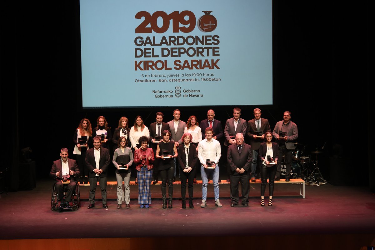 Hamabi pertsona eta erakunde saritu dira 2019an #Nafarroa -ko kirolaren alde aritzeagatik navarra.es/eu/albisteak/2…