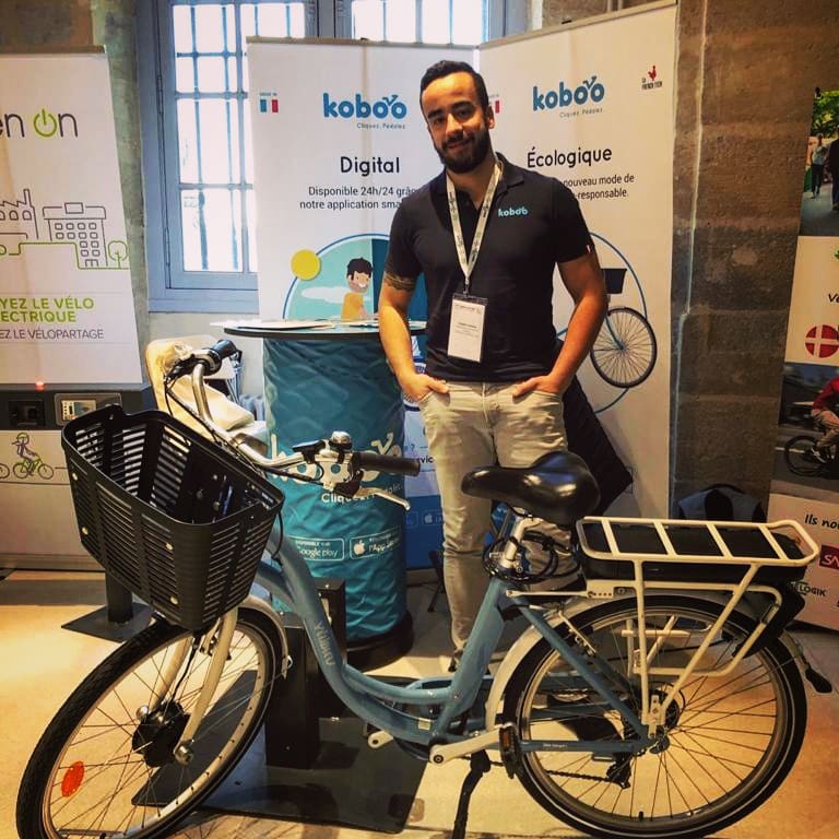 justkoboo's tweet photo. KobOO est au 20ème congrès de la FUB à Bordeaux ! 
#FUB #Bordeaux #congres #fub2020 #vls #veloconnecte #koboo https://t.co/j0XvtMspeN