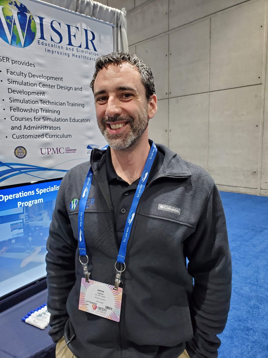 WISERSIM's tweet image. This month we feature Simulation Operations Specialist, Jim Lightner, as our February Staff Spotlight. Guess what Jim did last month? Read our article to find out!

wiser.pitt.edu/apps/news/view…

#WISER #Staffspotlight #SimulationOperationsSpecialist #CHSOS #simulation #Operationsteam
