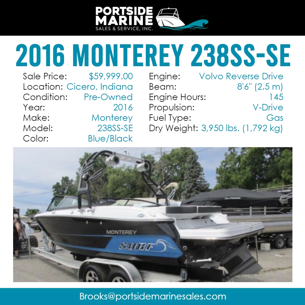 We’ve combined the best attributes of the Roswell wake technologies with the luxury style and performance of the Monterey Super Sport series to launch the perfect.
-
Learn more: portsidemarinesales.com/default.asp?pa…

#portsidemarinesales #cicero #bostonwhaler #boat #monteryboats #mercury