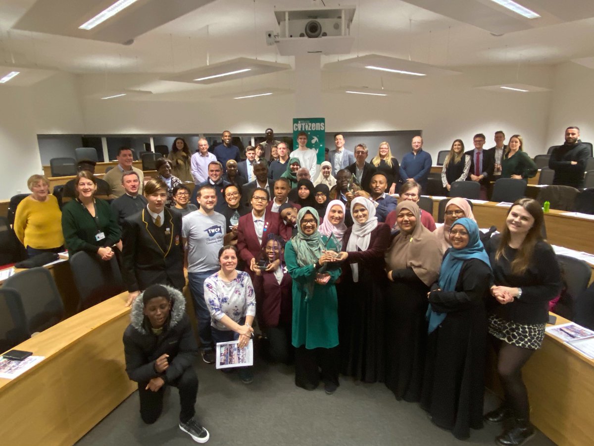 RedbridgeCit's tweet photo. We’re proud that @IlfordCitizens launch was recognised as Action of the Year at last night’s @telcocitizens Annual Meeting &amp; Awards. We added 9 new members to our alliance &amp; we are more powerful to act together for the common good. Exciting times ahead! @CitizensUK https://t.co/ExpMNjT9IW