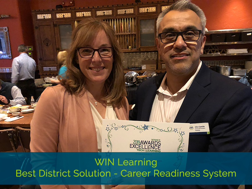 WINLearning_'s tweet photo. Congratulations to the WIN Learning Dev and support teams for recognition at the TCEA 2020 / Tech & Learning Awards of Excellence event. #CR4all #winlearning #CareerReadiness https://t.co/aBqTEfb105