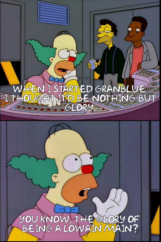 SSCFightNights's tweet image. A little Frinkiac to celebrate everyone getting excited for #GBVS. Don't mind me, just trying to start a war between the Lowain &amp;amp; Charlotta mains ;D

We'll have a couple of stations of Granblue going tonight at @1UPGAMES , come on by and join the fun! #GBVS_LW #GBVS_CL