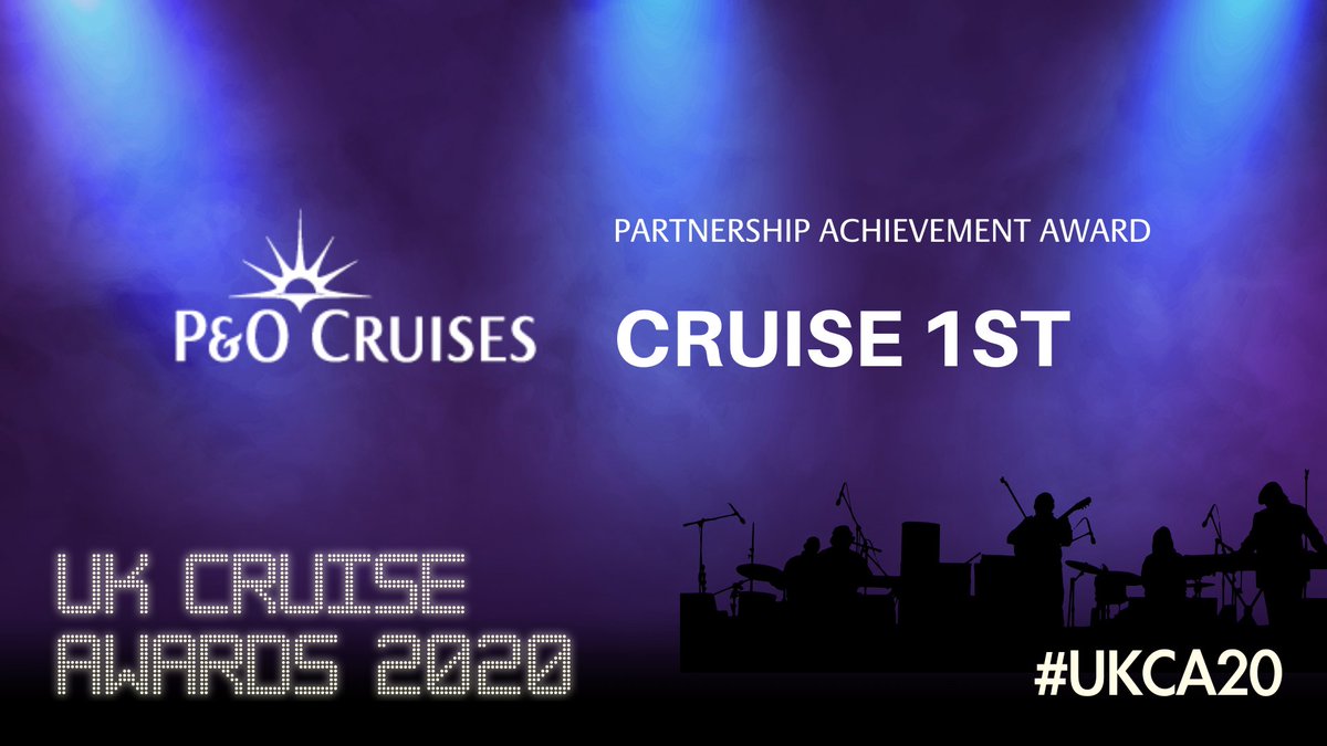 ukcruiseawards's tweet photo. Congratulations @cruise1st, winners of P&amp;O Cruises Partnership Achievement Award. #UKCA20 https://t.co/Xs6PBed91j