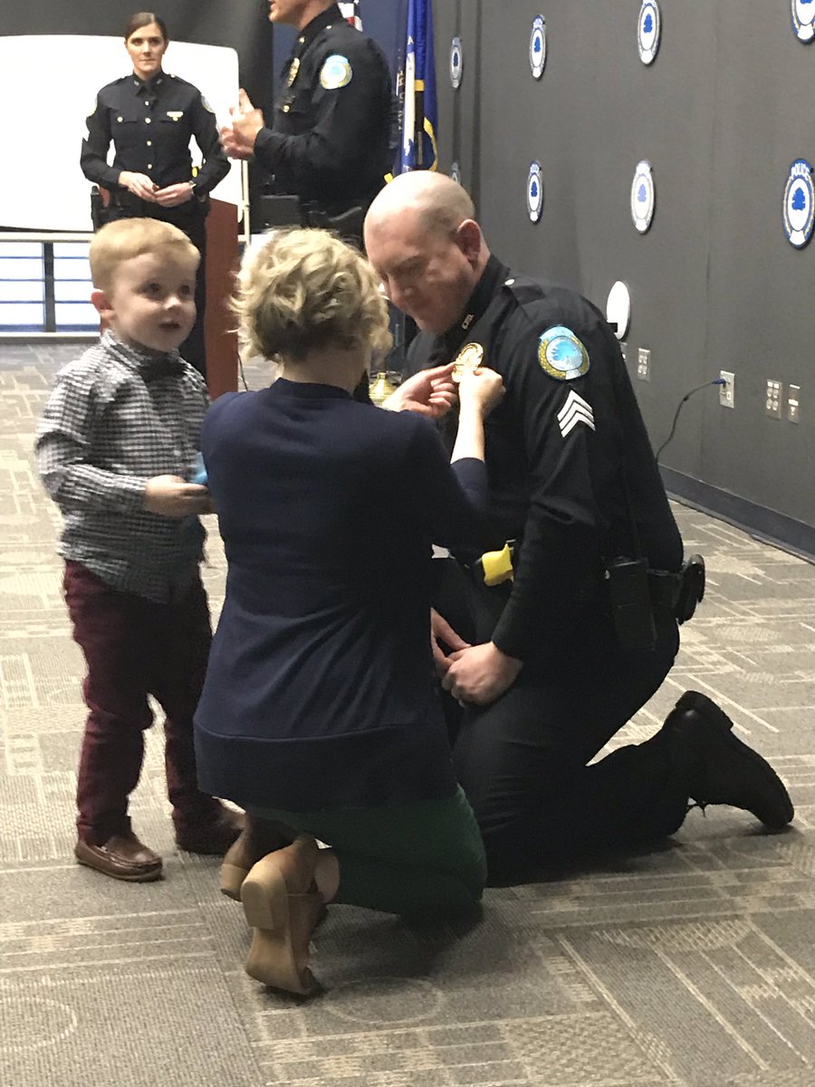 Honored to present today as Elizabethtown Police Department promoted four officers. Kentuckians are blessed with solid leadership, and the families of these men and women are beyond foundational in the support to protect each of us. <a href="/Etownpd/">Elizabethtown Police</a>