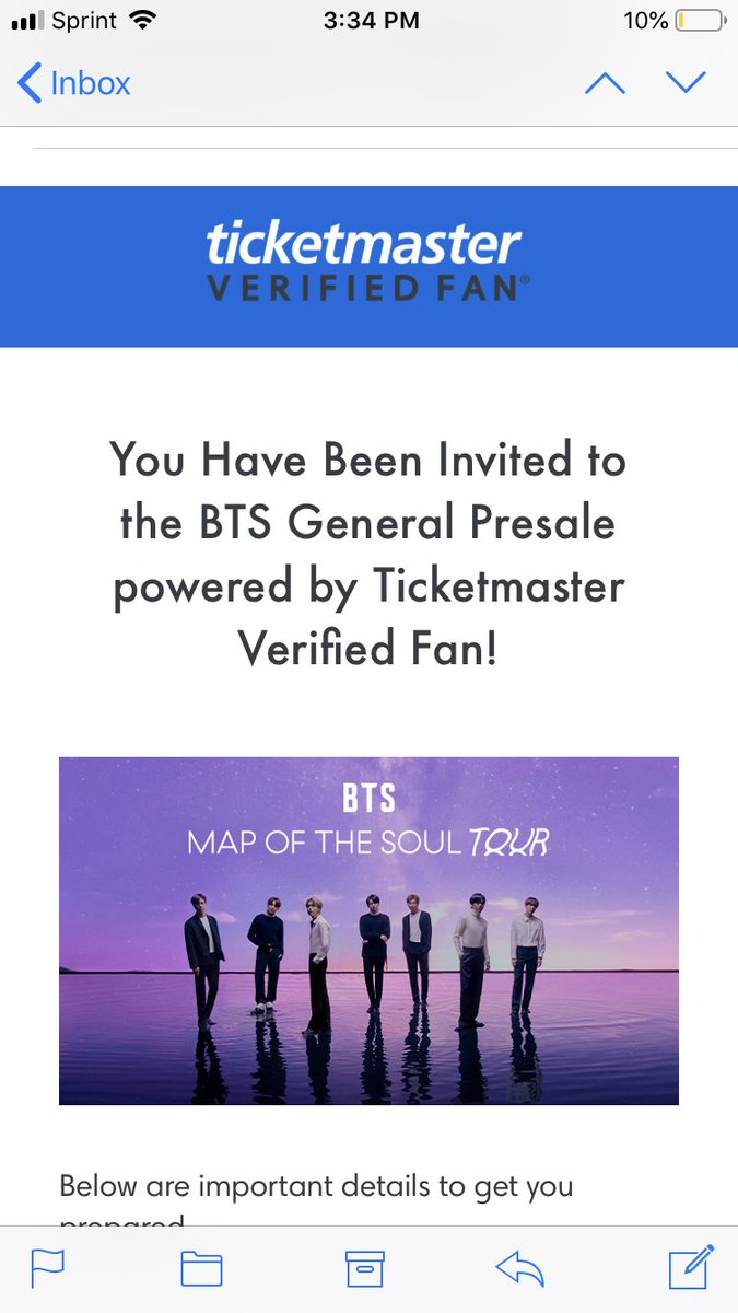 Vee On Twitter Ticketmaster The Code Was Sent To Me Yesterday For General Verified Fans Presale And I Logged Into The Same Account That The Code Was Sent To Why Is It