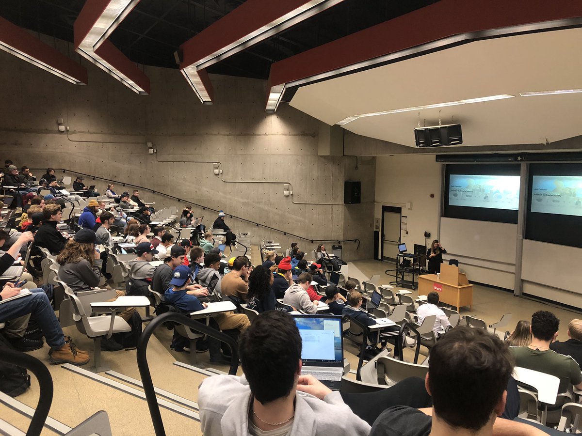 BrockSPMA's tweet photo. In SPMA 2P06, @SchwendeJ, Category Manager of Brand Marketing at @adidas is sharing her industry experience with students. 

#BrockU #SPMA #AlumniDay https://t.co/uxD3yVhbde
